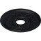 Ekena Millwork Genevieve Ceiling Medallion (Fits Canopies up to 3 1/2"), 16 1/8"OD x 3 1/2"ID x 7/8"P, Steel Gray CM16GNSGS - alternate 3